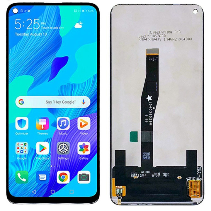 Дисплейний модуль / екран (дисплей + Touchscreen) для Huawei Nova 5T LCD, Black