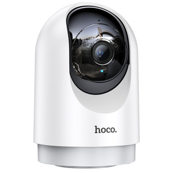 IP-камера відеоспостереження Hoco D1 indor PTZ HD з мікрофоном та динаміком, White