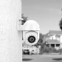 IP-камера видеонаблюдения Hoco D2 outdor PTZ HD с микрофоном и динамиком IP65, White