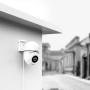IP-камера видеонаблюдения Hoco D2 outdor PTZ HD с микрофоном и динамиком IP65, White