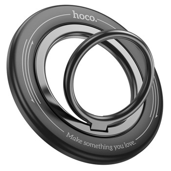 Магнітне кільце - тримач HOCO GH3 360 для смартфона, Black