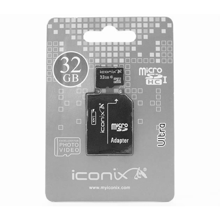 Карта пам'яті Iconix MicroSDHC Ultra Class 10 32GB