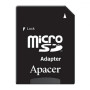 Карта памяти Apacer MicroSDHC 32Gb Class 10 85 MB/s + адаптер, Black