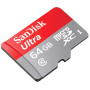 Карта памяти SanDisk microSDXC 64GB Class10, Red