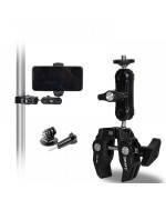Крепление Jmary SR-56 Super Clamp с шаровой головкой 360° для смартфона, камеры и LED-оборудования, Black