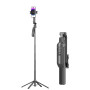 Штатив-монопод NeePho NP-Z12S с LED-подсветкой и Bluetooth-пультом, Black