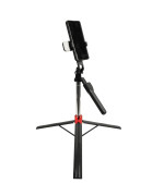 Штатив-монопод NeePho NP-L2S для смартфона з LED-підсвіткою та Bluetooth-пультом, Black