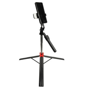 Штатив-монопод NeePho NP-L2S для смартфона з LED-підсвіткою та Bluetooth-пультом, Black