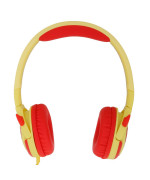 Детские наушники Celebrat A25 Childrens wired headphones, Red Yellow