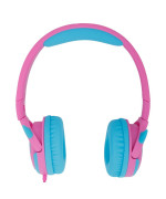 Детские наушники Celebrat A25 Childrens wired headphones, Blue Pink