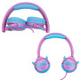 Дитячі навушники Celebrat A25 Childrens wired headphones, Blue Pink