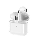 Bluetooth навушники - гарнітура Wkupin TWS V4, White