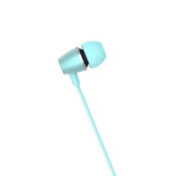 Провідні навушники з мікрофоном XO EP51 (Mini Jack 3.5 mm), Turquoise