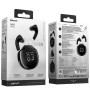 Bluetooth наушники ACEFAST T9 Crystal (Air) 480mAh IPX4, Black