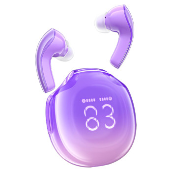 Bluetooth наушники ACEFAST T9 Crystal (Air) 480mAh IPX4, Violet