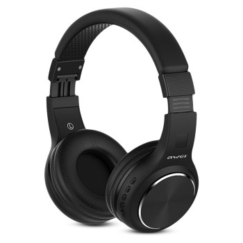 Повнорозмірні Bluetooth навушники-гарнітура Awei A600BL, Black