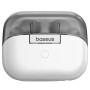 Игровые TWS наушники-гарнитура Baseus AeQur G10 400mAh c подсветкой, White