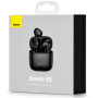 Бездротові Bluetooth навушники-гарнітура Baseus Bowie E8 350 mAh, Black