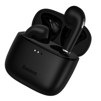Бездротові Bluetooth навушники-гарнітура Baseus Bowie E8 350 mAh, Black