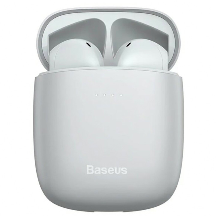 Беспроводные Bluetooth наушники-гарнитура Baseus Encok W04 400 mAh (2022 Edition), White