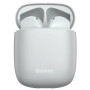 Бездротові Bluetooth навушники-гарнітура Baseus Encok W04 400 mAh (2022 Edition), White