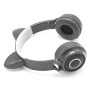 Bluetooth наушники детские CAT EAR BK-28C с кошачьими ушками и подсветкой