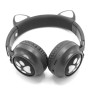 Bluetooth наушники детские CAT EAR BK-28M с кошачьими ушками и подсветкой
