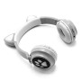 Bluetooth наушники детские CAT EAR BK-28M с кошачьими ушками и подсветкой
