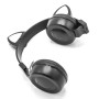 Детские Bluetooth-наушники CAT EAR BK-38M с кошачьими ушками, 150 mAh