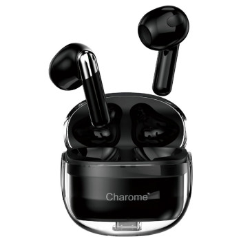 Bluetooth навушники-гарнітура Charome A22 ENC 220mAh, Black