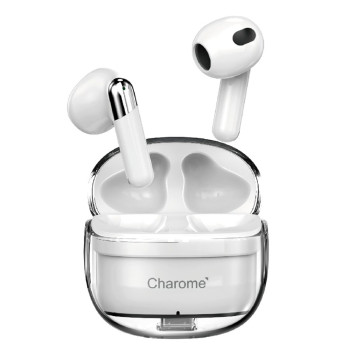 Bluetooth навушники-гарнітура Charome A22 ENC 220mAh, White