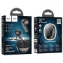 Bluetooth навушники гарнітура Hoco DES34 Glow BT headset 300 mAh, Black