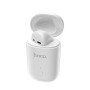 Bluetooth моногарнитура Hoco E39 + силиконовый чехол, White
