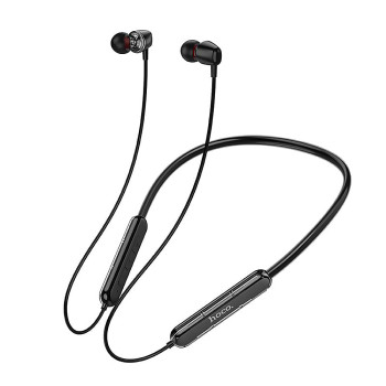 Вакуумні Bluetooth навушники-гарнітура Hoco ES65 200mAh з мікрофоном, Black