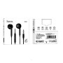 Проводные наушники-гарнитура Hoco M101 Mini-Jack 3.5mm 1.2m, Black