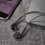 Провідні навушники-гарнітура Hoco M101 Mini-Jack 3.5mm 1.2m, Black