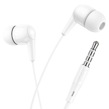 Вакуумные наушники-гарнитура HF Hoco M97, White