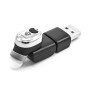 Bluetooth моно-гарнітура Lenyes A3 з магнітним USB-зарядним пристроєм