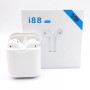 Bluetooth навушники гарнітура TWS i88 Touch Sensor White