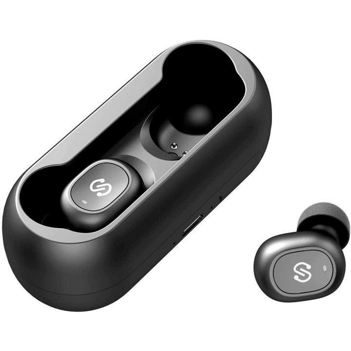 Bluetooth навушники гарнітура TWS SoundPeats TrueFree Black
