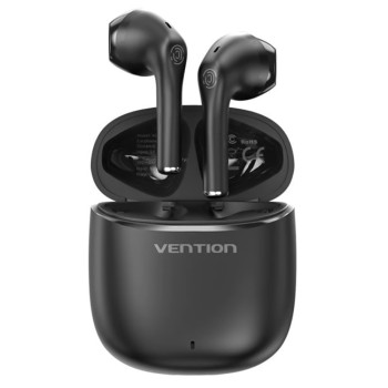 Bluetooth навушники гарнітура Vention Elf Earbuds E02 (NBGB0) IPX4 300 mAh, Black