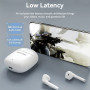 Bluetooth навушники гарнітура Vention Elf Earbuds E02 (NBGW0) IPX4 300 mAh, White