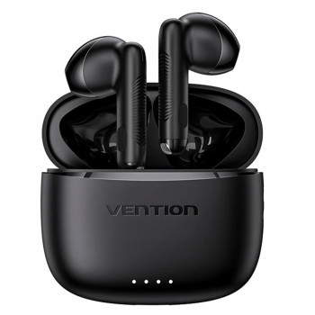 Bluetooth наушники гарнитура Vention Elf Earbuds E03 (NBHB0) 300 mAh IPX5, Black