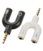 Розгалужувач Epik Audio Jack 3.5mm to AUX для мікрофона і навушників