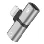  Переходник разветвитель Epik Ty-5006 Double Lightning Metal