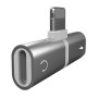  Переходник разветвитель Epik Ty-5006 Double Lightning Metal