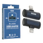 Audio Adapter Remax RL-LA04i MINI Smooth Lightning-to-Lightning Power-Lightning Charging, Black