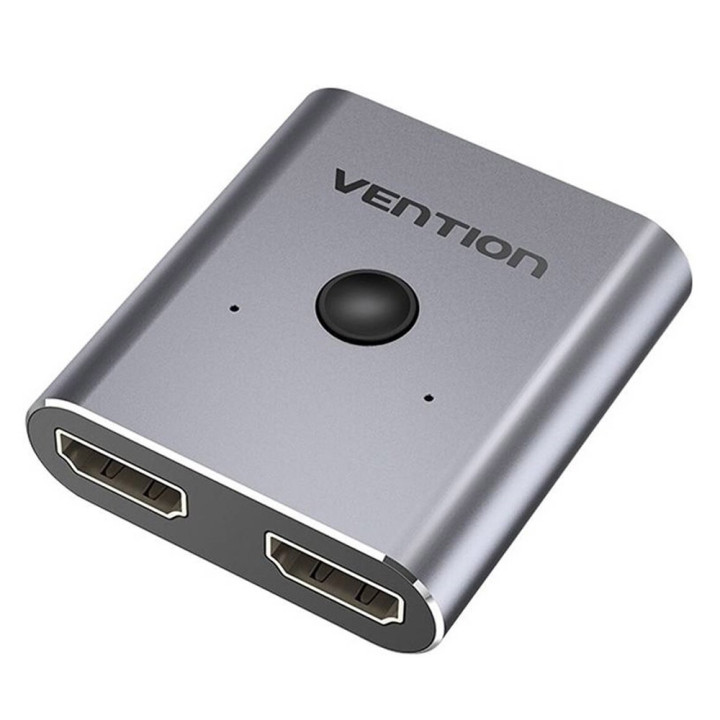 Адаптер Vention 2-Port HDMI Bi-Direction Swithcer AFUH0, Silver