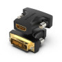 Адаптер Vention AILB0 HDMI Female to DVI (24+1) Male Adapter, Black