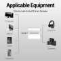 Адаптер Vention BDAW0 4 pole 3.5mm Male to 2*3.5mm Female audio adapter, Silver